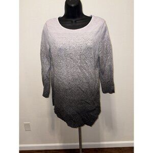 Simply Vera Vera Wang Women Medium Knit Top Blouse  Pullover Round Neck